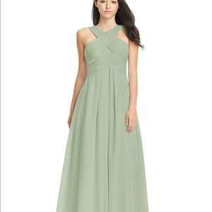 Azazie Kaleigh dress dusty sage